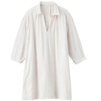 無印良品  無印良品 MUJI W6SC480 女士七分袖上衣