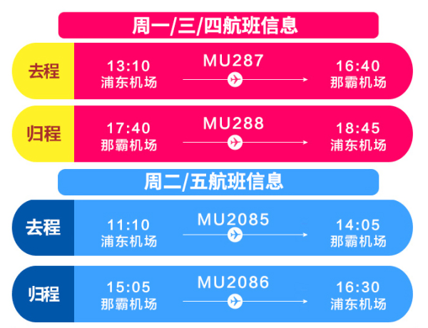 特价机票:东方航空 上海-日本冲绳5日往返