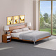 依丽兰板式床 现代简约设计 1.8米双人床 E0级环保实木颗粒板材