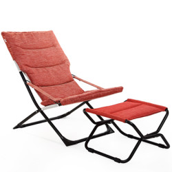 MWH 曼好家 折叠躺椅脚踏2件套