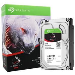 希捷(SEAGATE)酷狼系列 3TB 5900转64M SATA3 网络储存(NAS)硬盘(ST3000VN007)