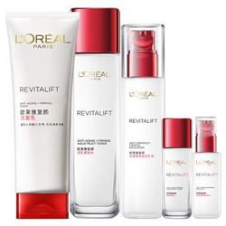 L'OREAL PARIS 巴黎欧莱雅 复颜抗皱紧致护肤套装（洁面乳125ml+柔肤水130ml+乳液110ml+柔肤水65ml+乳液50ml） +凑单品