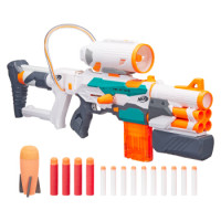 Hasbro 孩之宝 B7684 组装多任务三重发射器（橙白绿）+凑单品2件