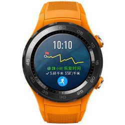 HUAWEI WATCH 2 华为第二代智能运动手表4G版 独立SIM卡通话 GPS心率FIRSTBEAT运动指导 NFC支付 活力橙