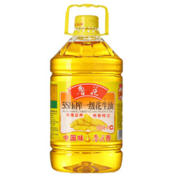 鲁花 5S 压榨一级 花生油 5L