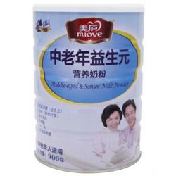 【京东超市】美庐（M.love）中老年益生元 营养奶粉（中老年人群适合） 900g