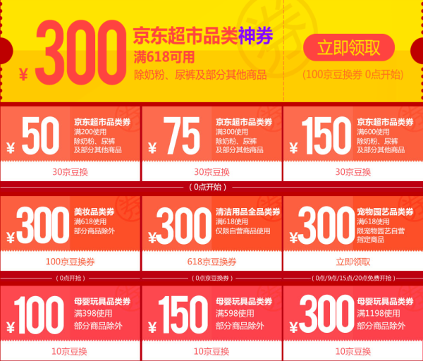 必看活动:京东超市 全品类终极大促