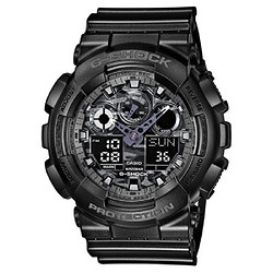 CASIO 卡西欧 G-SHOCK GA-100CF-1APR 男士双显运动手表