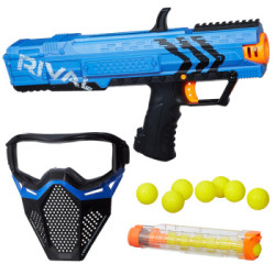 【京东超市】孩之宝(Hasbro)热火NERF 软弹枪 玩具 手动版 竞争者系列 门徒发射器套装蓝色(球弹14枚)B9778