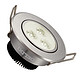 德力西（DELIXI）LED射灯 砂银 3W冷白光 开孔6.5-7.5公分