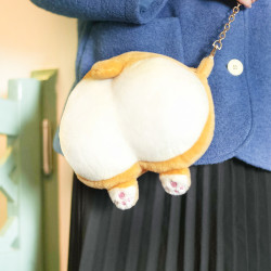 歪瓜出品 柯基屁股斜挎包