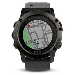 Garmin佳明fenix5X飞耐时5X国行中文版蓝宝石镜面DLC光电心率GPS手表