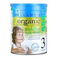 绝对值、历史新低：BELLAMY‘S 贝拉米 有机奶粉 3段 900g*6罐