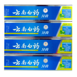 YUNNANBAIYAO 云南白药 薄荷香型牙膏 210g*4支 +冷酸灵柔丝护龈牙刷 2支
