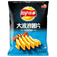 Lay's 乐事 大波浪薯片 铁板鱿鱼味 145g