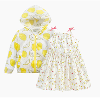 Purrfect diary 咕噜日记 柠檬防晒衣+碎花吊带连衣裙