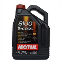 移动专享：MOTUL 摩特 8100 X-cess 5W40 全合成润滑油 5L