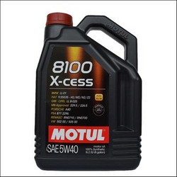 MOTUL 摩特 8100 X-cess 5W40 全合成润滑油 5L