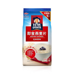 QUAKER 桂格 即食燕麦片袋装 1000g*3 *4件 +凑单品