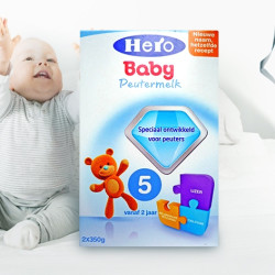 Hero Baby 婴儿配方奶粉 5段 700g  *5件