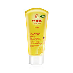 WELEDA 维蕾德 金盏花婴儿二合一沐浴露 200ml  *2件