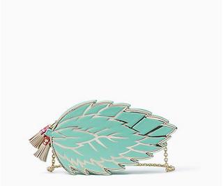 kate spade NEW YORK full plume mint leaf  女士斜挎包