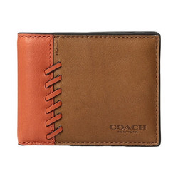 COACH 蔻驰 Rip and Repair Slim Billfold 男士真皮钱包