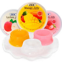 马来西亚原装进口 ZEK三合一水果味果冻（芒果味、荔枝味、草莓味）255g