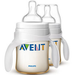  AVENT 新安怡 SCF660/29 宽口径经典PES奶瓶 125ml 2只装 *2件 +凑单品