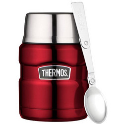 中亚Prime会员： THERMOS 膳魔师 King Food 不锈钢焖烧杯 470ml 蔓越莓红 *2件