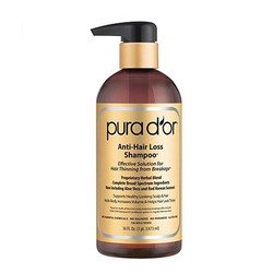 Pura d'or Premium Organic Anti-Hair Loss Shampoo 金标天然有机防脱洗发水 473ml