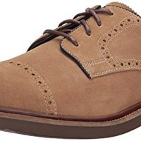 歌涵 COLE HAAN Carver Cap Ox Ii 男士雕花皮鞋 棕色 43