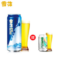 雪花啤酒勇闯天涯8度500ml*12听*2箱 组合套餐 纸箱装