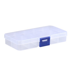 透明塑料零件盒 10格