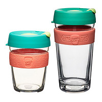 KeepCup 随身玻璃咖啡杯 Brew系列 M 340ml+Long Play系列 L 454ml