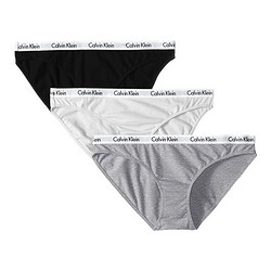 Calvin Klein 卡文克莱 Underwear 经典款女士三角裤内裤 3条装