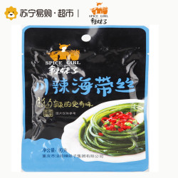 辣妹子川辣海带丝60g 强力推荐 吃货必选 大米饭方便面泡面好搭档 下饭良品 美味当零食!