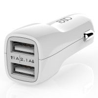 QIC 3.1A双USB车载充电器