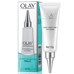 OLAY 玉兰油 水感透白亮肤 眼霜 15g + 百雀羚 橄榄精华油1号 180ml