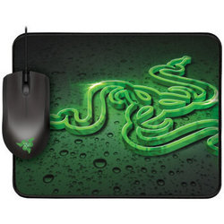 Razer 雷蛇 地狱狂蛇1800与重装甲虫速度版 鼠垫套装