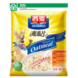 【京东超市】西麦 早餐谷物 无添加蔗糖 膳食纤维 即食 纯燕麦片700g