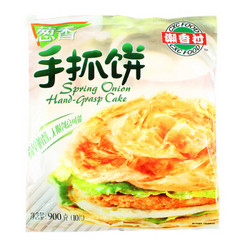 潮香村 葱香味/原味手抓饼 900g *2件