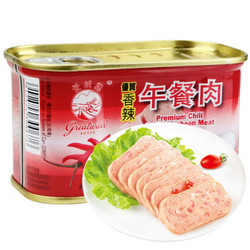 【京东超市】长城 午餐肉 优质香辣罐头198g *8件