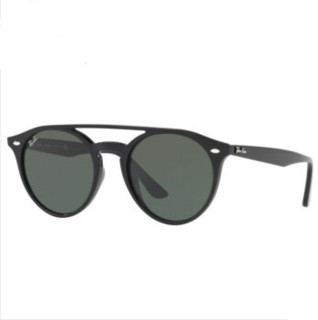 Ray·Ban 雷朋 圆框太阳眼镜 0RB4279F 601/9A黑色镜框绿色偏光镜片 尺寸51