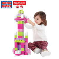 MEGA BLOKS 美高 DCH62 积木玩具（80粒、大颗粒、粉色款） *2件