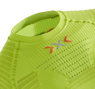 X-BIONIC Effektor 效能系列 能量衫 O20528 男士压缩短袖 绿色/珠光灰 XXL