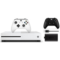 Microsoft 微软 Xbox One S 1TB 游戏主机+额外手柄+充电配件