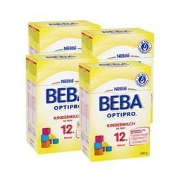 Nestlé 雀巢 BEBA 贝巴 OptiPro系列 婴幼儿配方奶粉12+段 600g*4盒