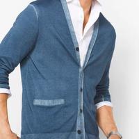 MICHAEL KORS Washed Merino 纯羊毛开衫