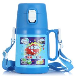 Peacock 孔雀 SSB-400 316不锈钢儿童吸管保温杯  